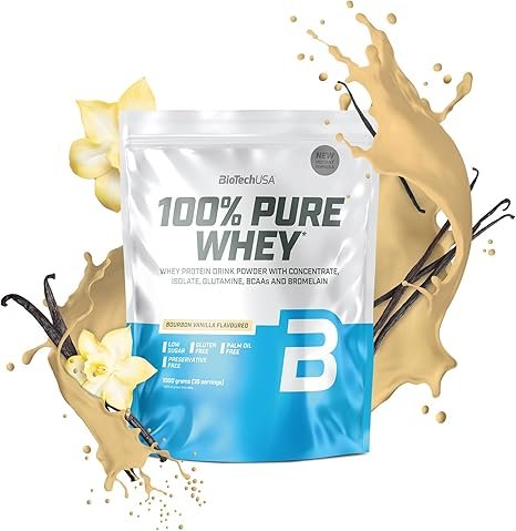 BioTechUSA 100% Pure Whey eiwitpoeder verpakking