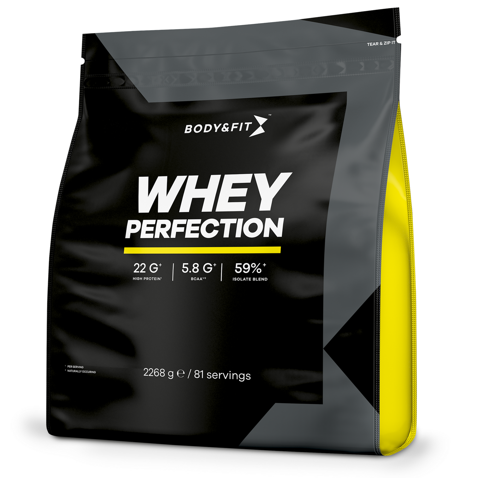 Body & Fit Whey Perfection eiwitpoeder verpakking